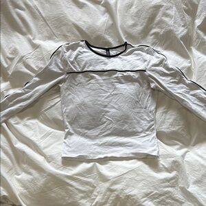 White Long Sleeve Top